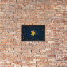 Load image into Gallery viewer, Bitcoin Framed Wall Art

