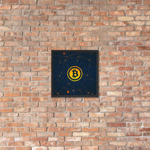 Load image into Gallery viewer, Bitcoin Framed Wall Art
